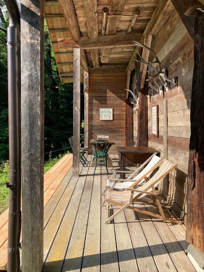 Charmante Gaestewohnung In Altem Bauernhaus In Alpiner Alleinlage Stanz Im Murztal Exterior foto